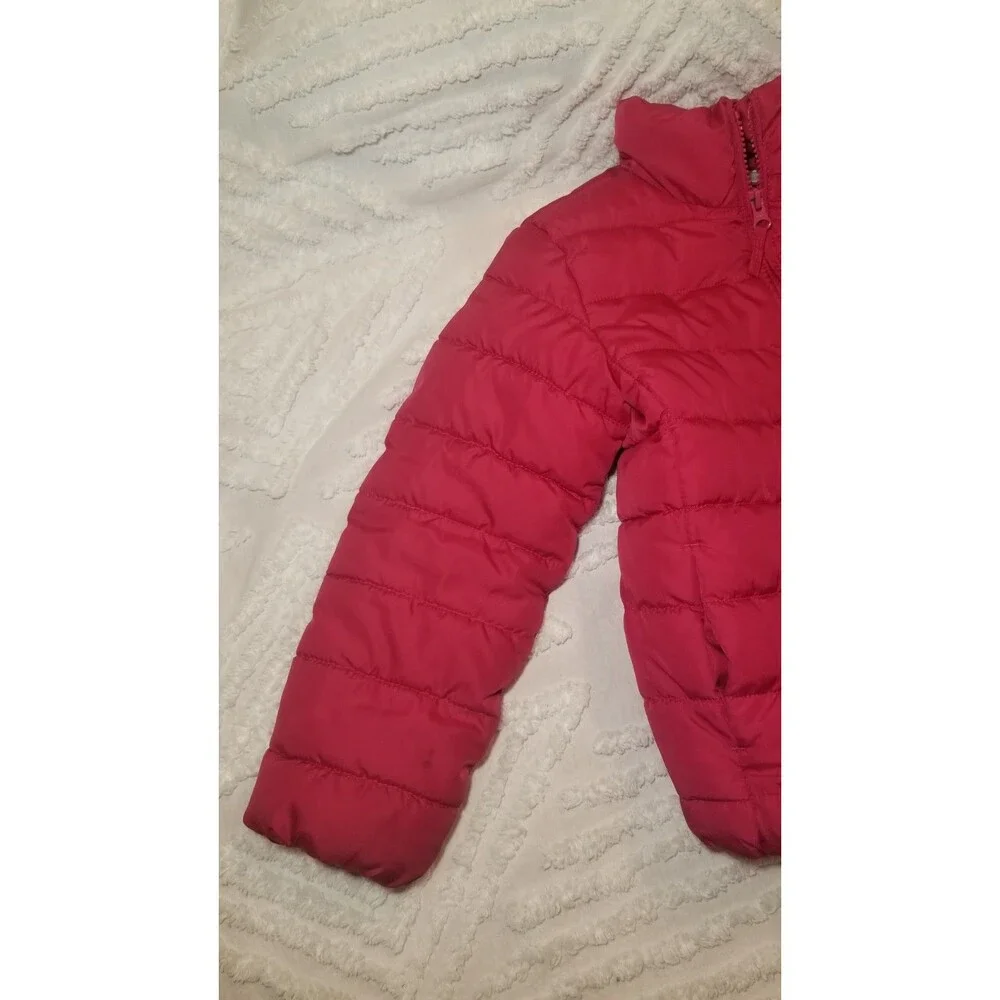 The Children's Place Girls' Puffer Jacket Snow Winter Pink Coat Small ( 5 / 6 )